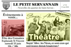 Le petit Servannais n°32 - Les nouvelles de Saint-Servan - 15 mai 2024