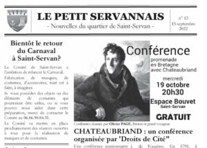 Le Petit Servannais n°12- Les nouvelles de Saint-Servan