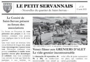 Le Petit Servannais n°23 - Les nouvelles de Saint-Servan