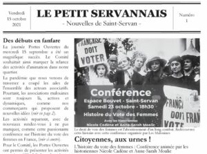 Le Petit Servannais n°1 - Les nouvelles de Saint-Servan
