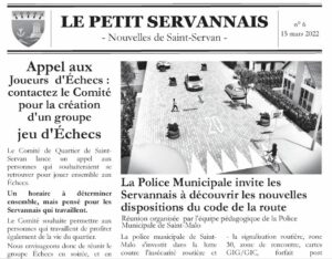 Le Petit Servannais n°6 - Les nouvelles de Saint-Servan