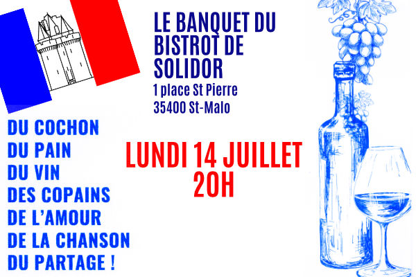 Banquet du Bistrot de Solidor - 14 juillet 2025