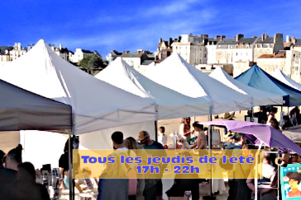 Marché Nocturne des Bas Sablons : Tous les jeudis de l'été de 17h à 22h