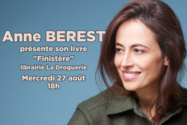 Anne BEREST à Saint-Servan pour présenter "Finistère"