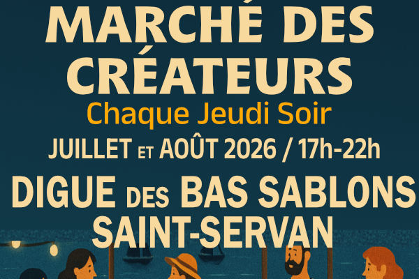 Marché artisanal nocturne 2026 - Saint-Servan.